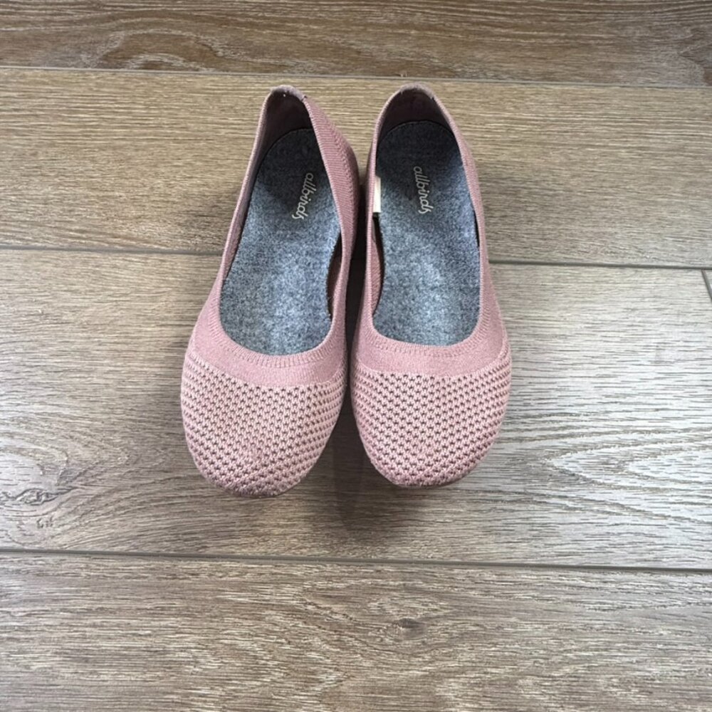 Allbirds Tree Breezer Flats Mauve Size 7 Women's Slip-On Machine Washable Fall